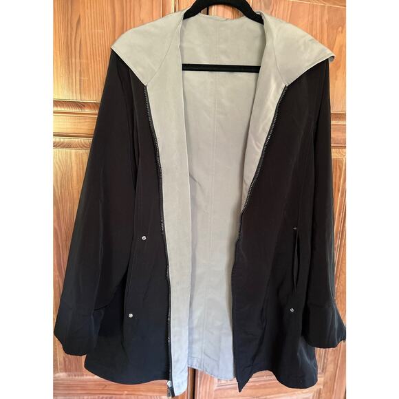 Fleet Street Reversible Hooded Water Repellent Coat-L Outdoor Chore Fishing - Picture 3 of 8